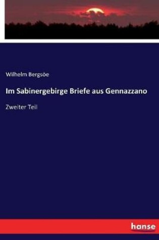 Cover of Im Sabinergebirge Briefe aus Gennazzano