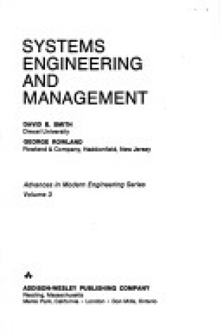 Cover of Systems Engineering and Management