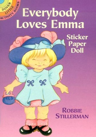 Book cover for Everybody loves Emma Sticker Paper Doll