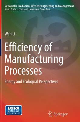 Book cover for Efficiency of Manufacturing Processes