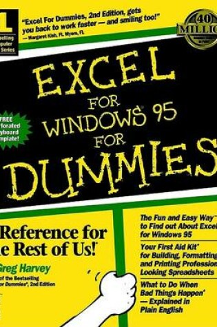 Cover of Excel for Windows 95 For Dummies
