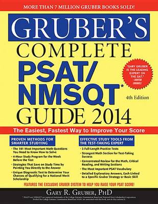 Book cover for Gruber's Complete PSAT/NMSQT Guide 2014