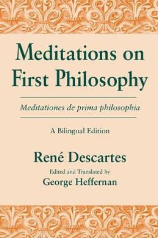 Cover of Meditations on First Philosophy/ Meditationes de Prima Philosophia