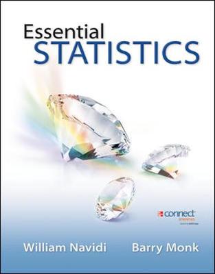 Book cover for Essential Statistics with Data CD and Formula Card