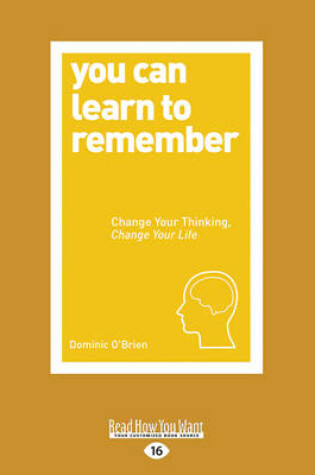 Cover of You Can Learn to Remember