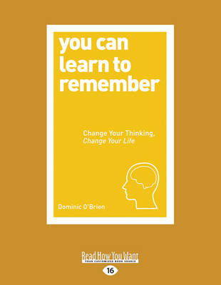 Book cover for You Can Learn to Remember