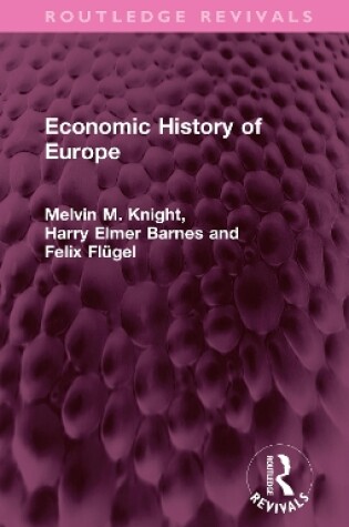 Cover of Economic History of Europe