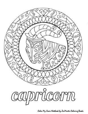 Cover of Color My Cover Notebook (Capricorn)