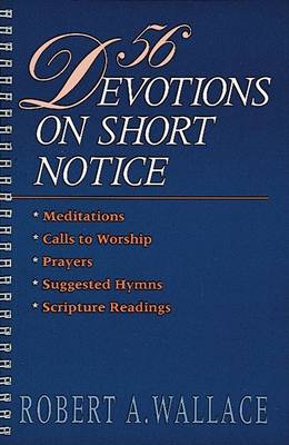 Book cover for 56 Devotions on Short Notice [Adobe Ebook]