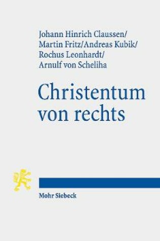 Cover of Christentum von rechts