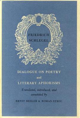 Book cover for Dialogue on Poetry and Literary Aphorisms