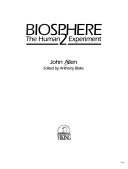 Book cover for Biosphere 2 - the Human Experiment