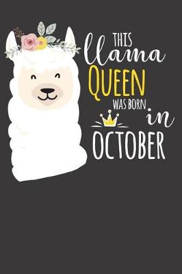 Book cover for This Llama Queen was Born in October