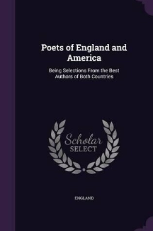 Cover of Poets of England and America