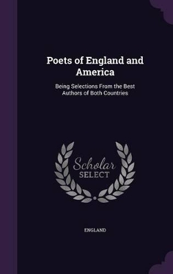 Book cover for Poets of England and America