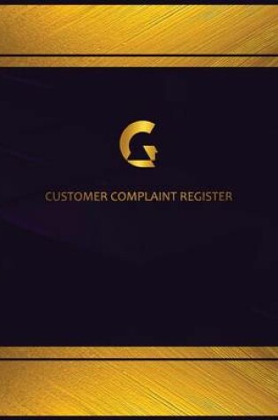 Cover of Centurion Customer Complaints Register(RULED)