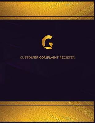 Book cover for Centurion Customer Complaints Register(RULED)