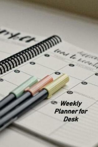 Cover of Weekly Planner for Desk