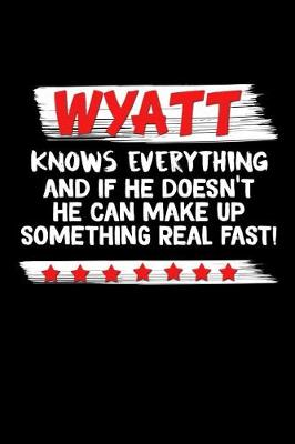 Book cover for Wyatt Knows Everything And If He Doesn't He Can Make Up Something Real Fast