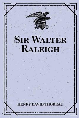 Book cover for Sir Walter Raleigh