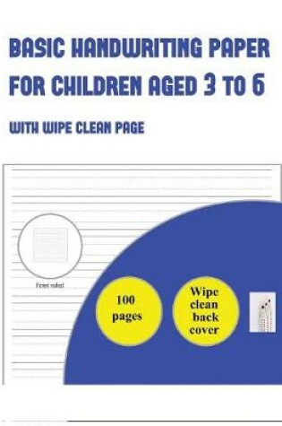 Cover of Basic Handwriting Paper for Children Aged 3 to 6