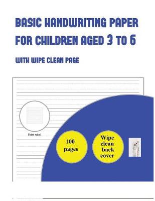 Book cover for Basic Handwriting Paper for Children Aged 3 to 6