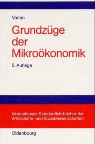 Cover of Grundzuge Der Mikrookonomik