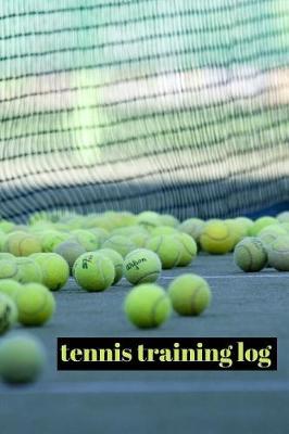 Book cover for tennis training log