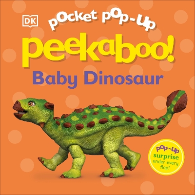 Book cover for Pocket Pop-Up Peekaboo! Baby Dinosaur