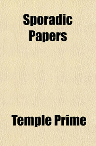 Cover of Sporadic Papers