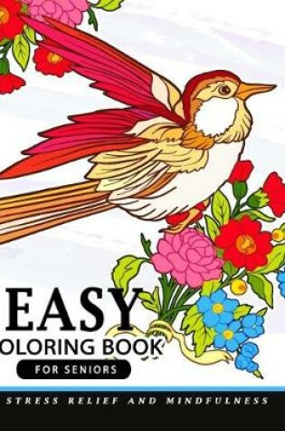 Cover of Easy coloring books for seniors