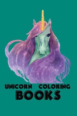 Book cover for Unicorn Coloring Books