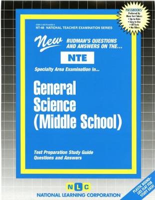 Book cover for GENERAL SCIENCE (MIDDLE SCHOOL)