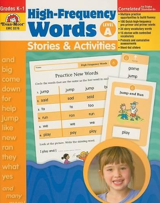 Book cover for High-Frequency Words: Stories & Activities, Grade Kindergarten - Grade 1 (Level A) Teacher Resource