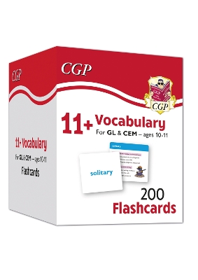 Book cover for 11+ Vocabulary Flashcards for Ages 10-11 - Pack 1
