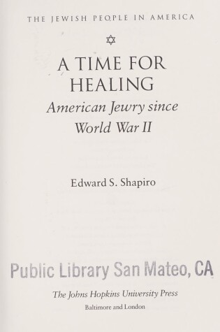 Cover of Time for Healing