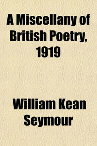 Cover of A Miscellany of British Poetry, 1919