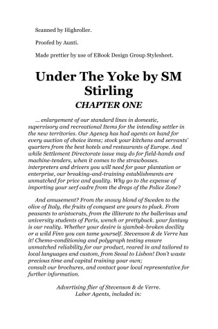 Cover of Under the Yoke