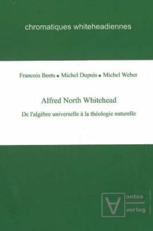 Cover of Alfred North Whitehead