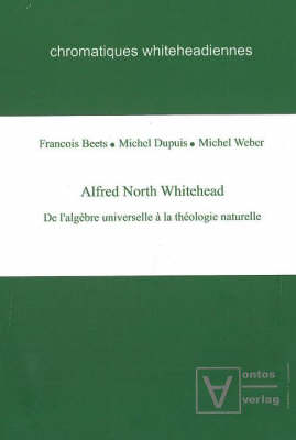 Book cover for Alfred North Whitehead