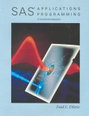 Book cover for SAS Applications Programming