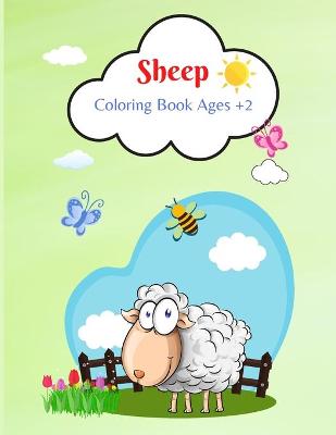 Book cover for Sheep Coloring Book