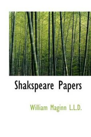 Cover of Shakspeare Papers