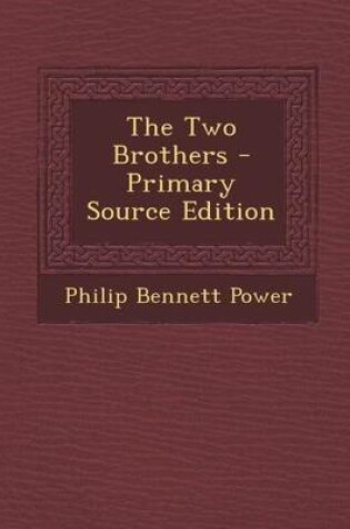 Cover of The Two Brothers - Primary Source Edition