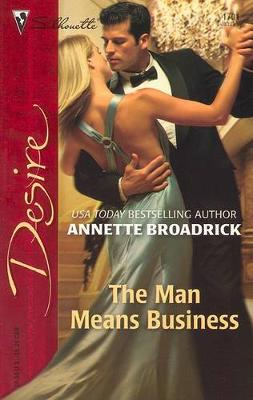 Book cover for The Man Means Business