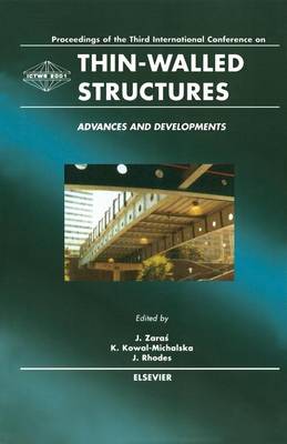 Book cover for Thin-Walled Structures - Advances and Developments