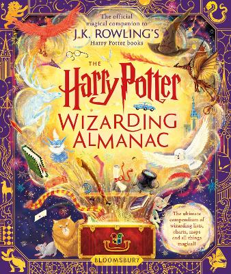 Book cover for The Harry Potter Wizarding Almanac