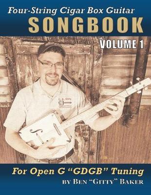 Book cover for Four-String Cigar Box Guitar Songbook Volume 1