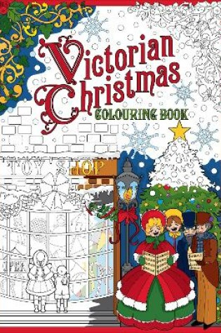 Cover of Victorian Christmas Colouring Book