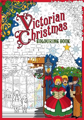 Book cover for Victorian Christmas Colouring Book